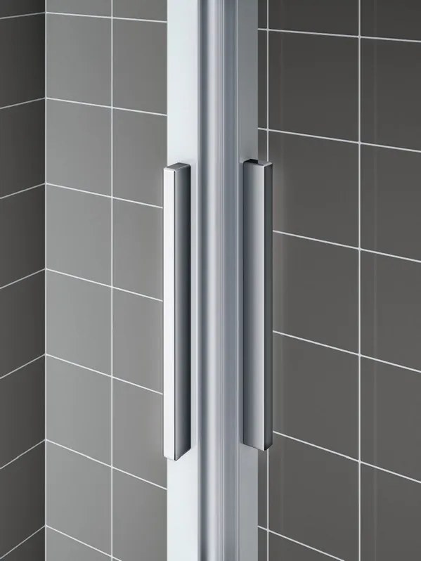 Štvorcový sprchovací kút Kermi Cada XS 90x90 cm - E2R 09020 PVK+E2L 09020 PVK