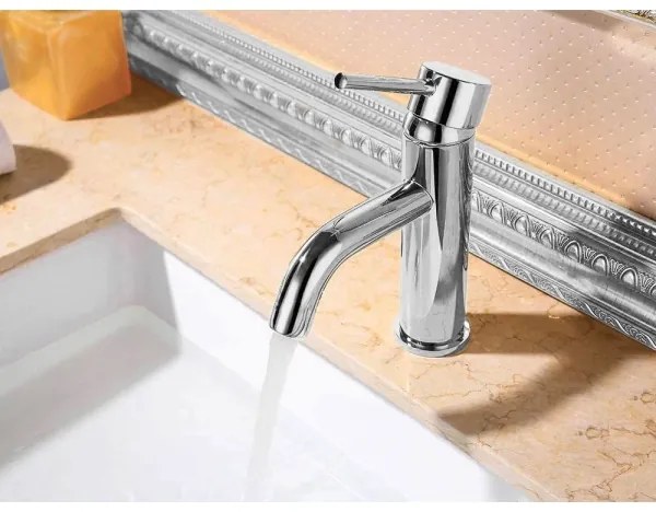 REA-B4101 - Umývadlová batéria LUNGO 16,5 cm lesklý chróm