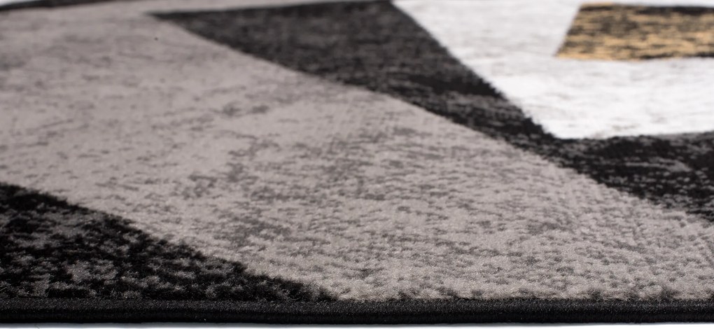 TA Koberec K855G BLACK CHEAP PP EYM Sivý Obdĺžnikový Rozmer: 60x100 cm