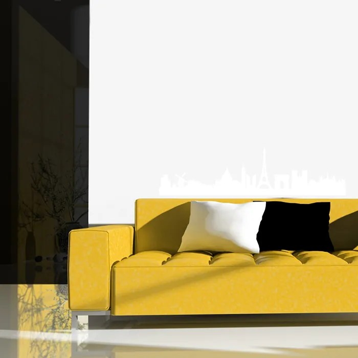 Sablio Samolepka na stenu: Panorama Evropa - 150x38 cm