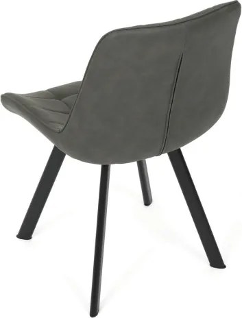 Jedálenská stolička sivá HC-V3066 GREY3