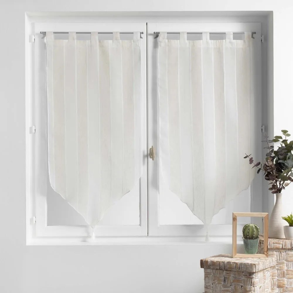 Krémové záclony v súprave 2 ks 60x120 cm Palaos – douceur d'intérieur