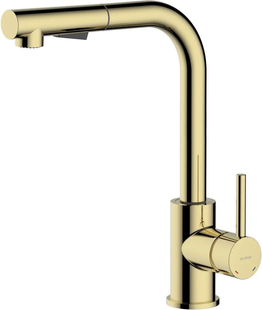 Oltens Myvat kuchynská batéria stojánková zlatý lesk 35205800