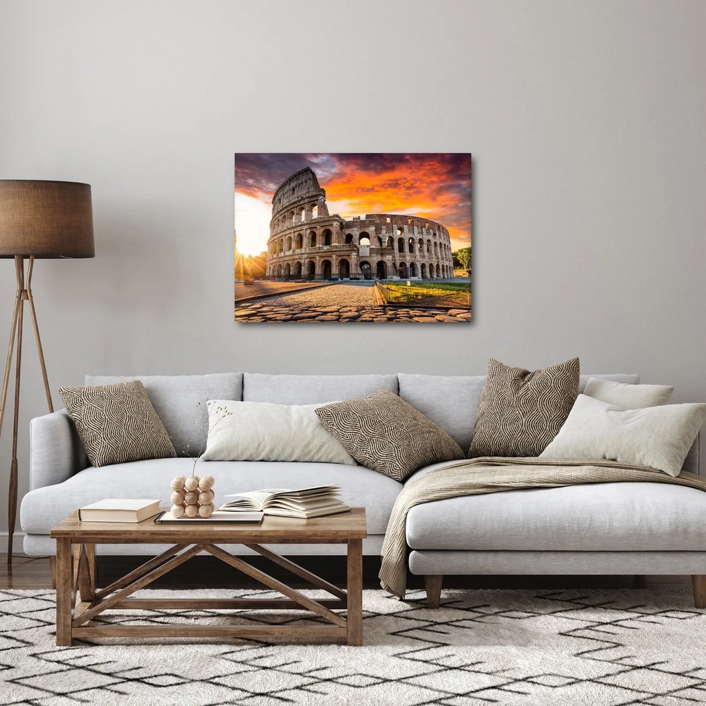 Obraz - Koloseum v Ríme (70x50 cm)