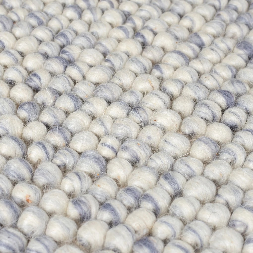 Flair Rugs, Ručne tkaný kusový koberec Minerals Blue, 80x150, modrá, chodba / predsieň