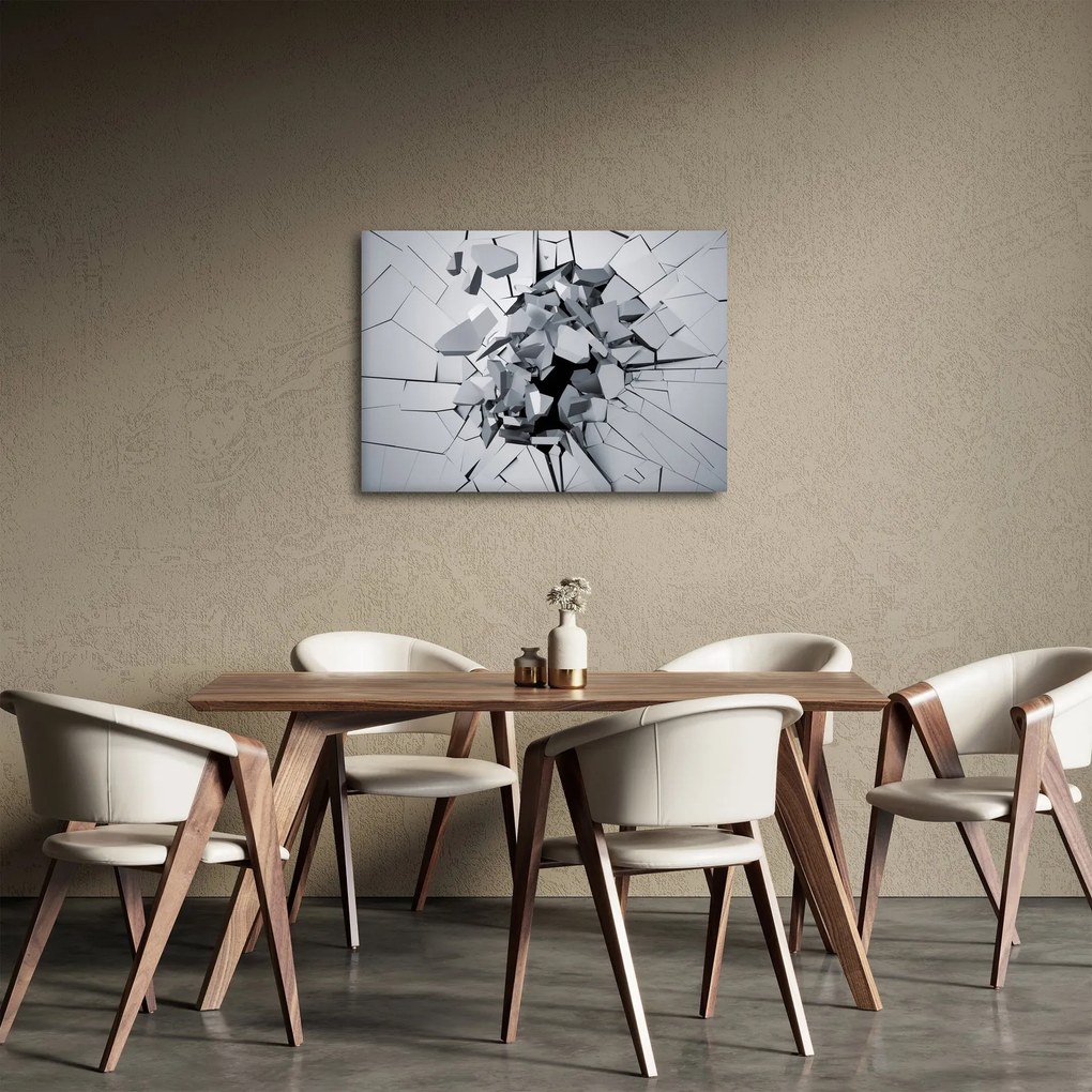 Obraz abstrakcie 3D (70x50 cm)