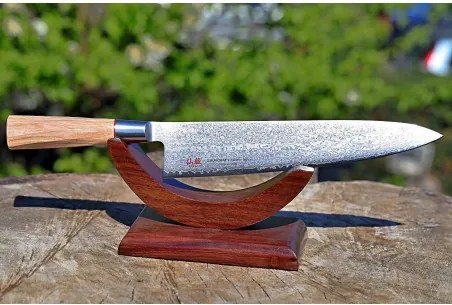 nůž Gyuto / Chef 240 mm Suncraft Senzo Twisted Octagon Damascus