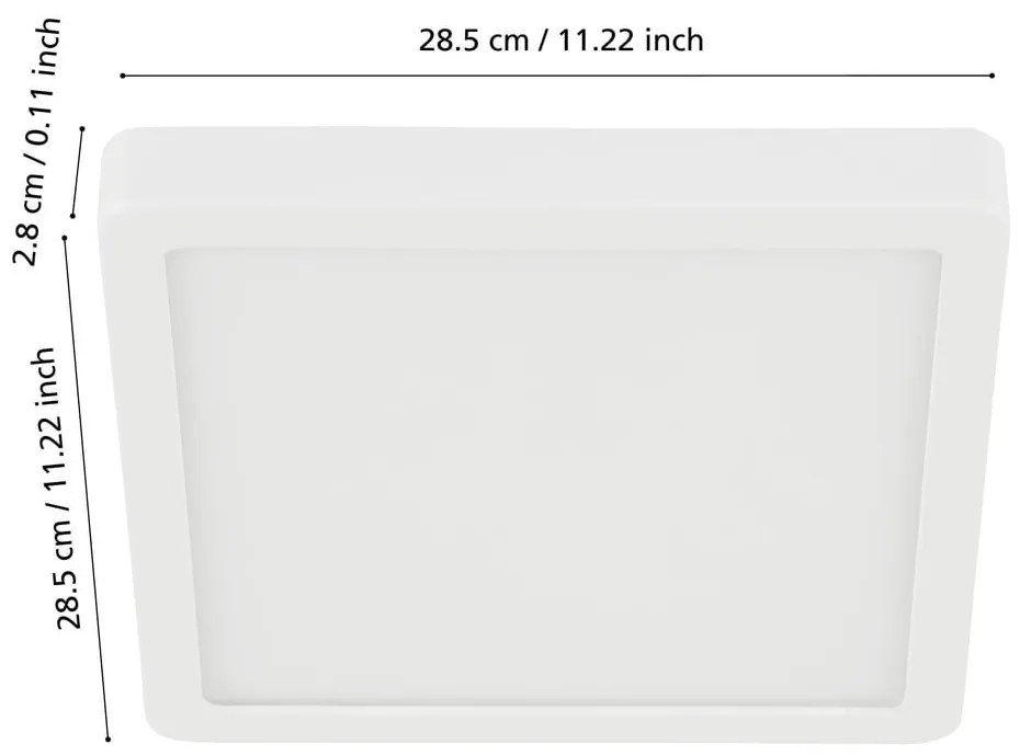 LED smart stropné svietidlo 19,5 W FUEVA-Z – EGLO