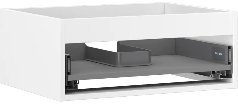 Mexen Box-A, závesná skrinka 60 cm, 1 zásuvka, biela matná, 91AX0-0600-235-1-01