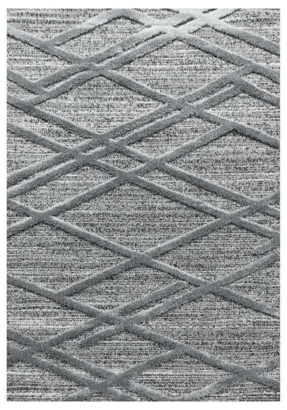 Ayyildiz, Kusový koberec Pisa 4706 Grey, 140x200, šedá, obývacia izba