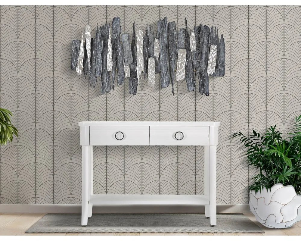 Biely konzolový stolík z jedlového dreva 40x110 cm Shine – Mauro Ferretti