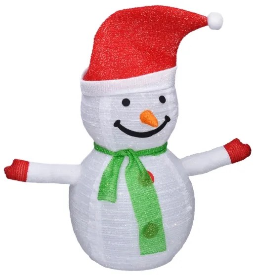 Brilagi - LED Vianočná vonkajšia dekorácia 40xLED/3xAA IP44 snehuliak