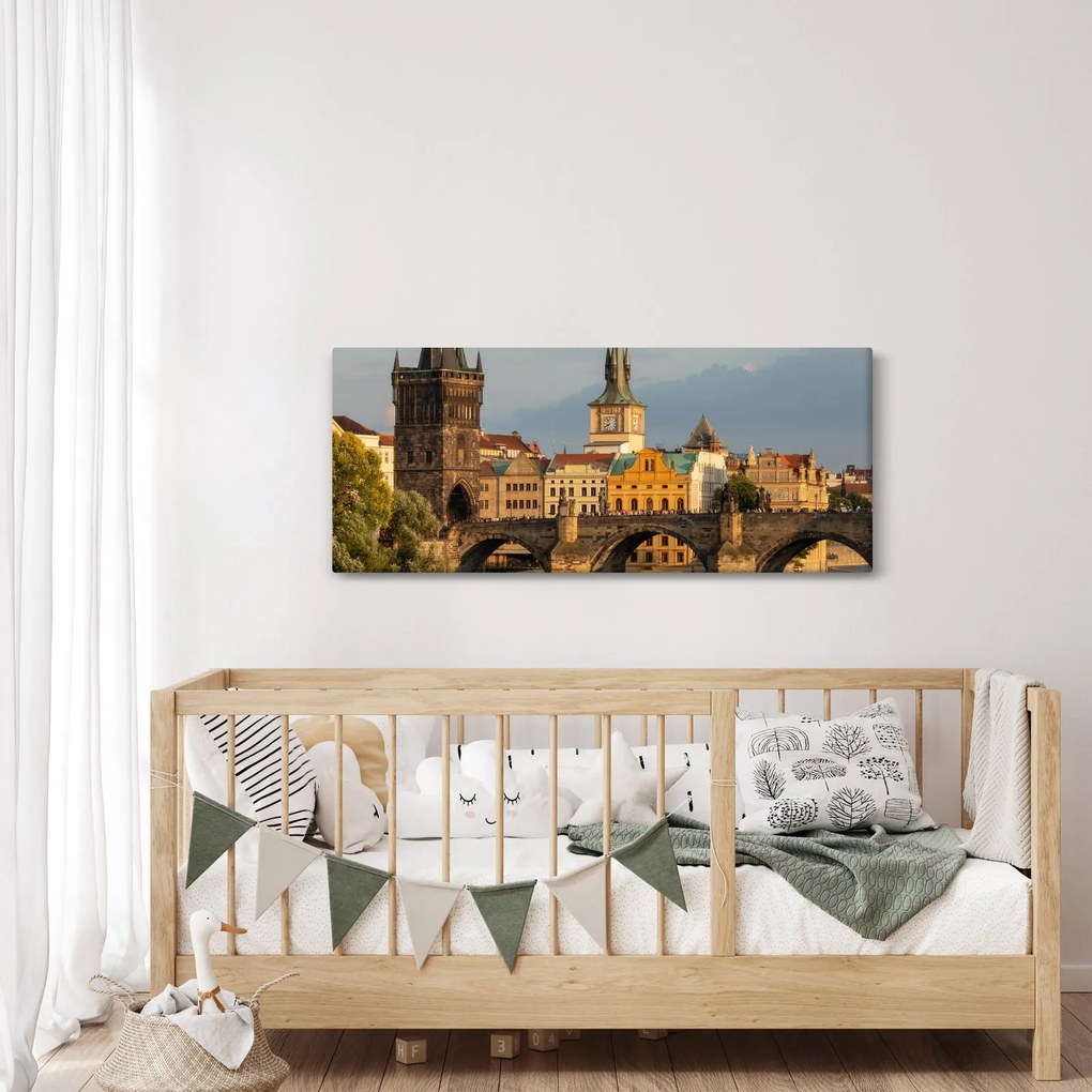 Obraz - Karlov most (120x50 cm)