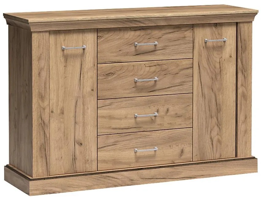 Komoda Antica A-1 2D4S kraft zlatá