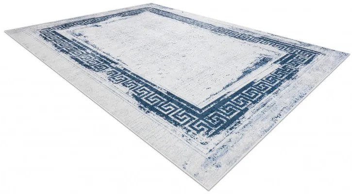 Dywany Łuszczów, Kusový koberec ANDRE Greek 1213, 160x220, modrá, chodba / predsieň