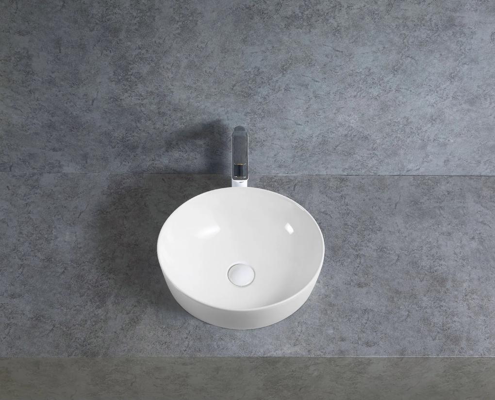 Cerano Marcello, keramické umývadlo na dosku 420x420x135 mm, biela lesklá, CER-CER-417194