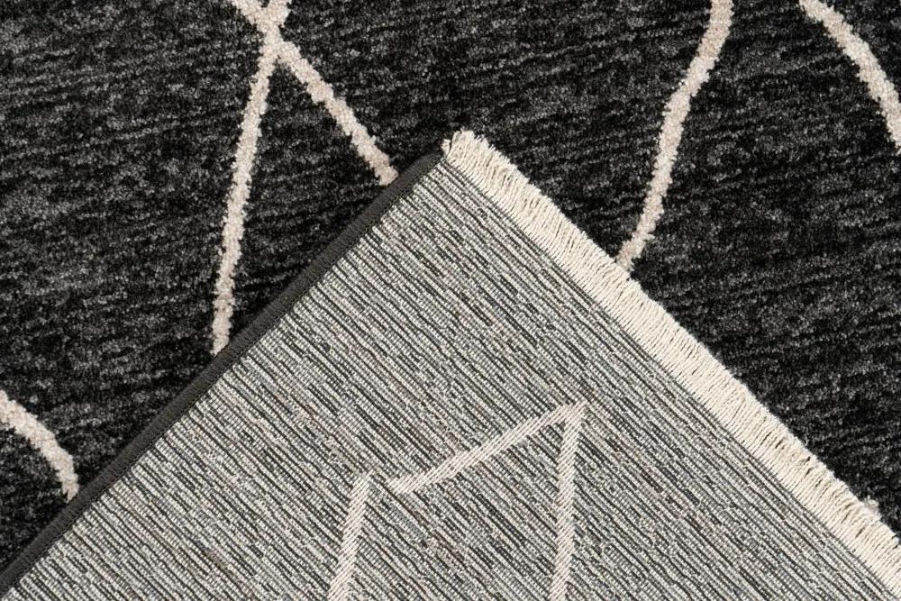 Lalee Kusový koberec Agadir 502 Graphite Rozmer koberca: 120 x 170 cm