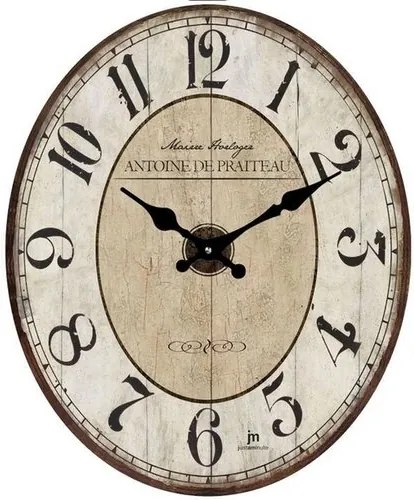 Lowell 14860 Dizajnové nástenné hodiny 32 x 39 cm
