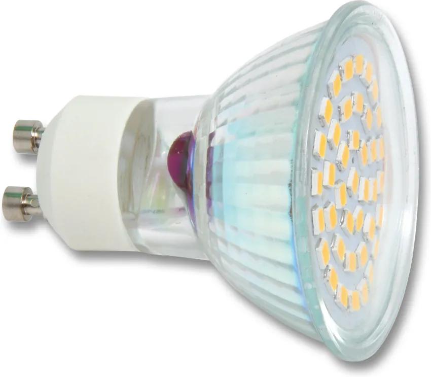 Ecolite LED žiarovka GU10 4,4W teplá biela
