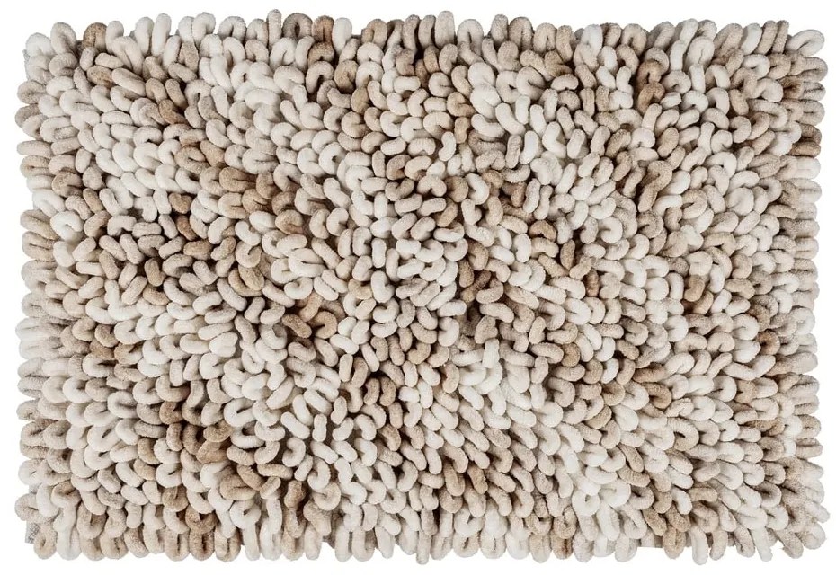 Béžová textilná kúpeľňová predložka 60x90 cm Lerici – Wenko