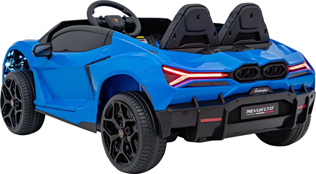 Ramiz Lamborghini Revuelto XL vozidlo Modrá