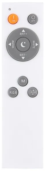 Globo 41374-24R - LED RGBW Stmievateľné stropné svietidlo BRANZA LED/24W/230V + DO