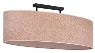 Duolla - Prisadený luster OVAL 2xE27/15W/230V ružová