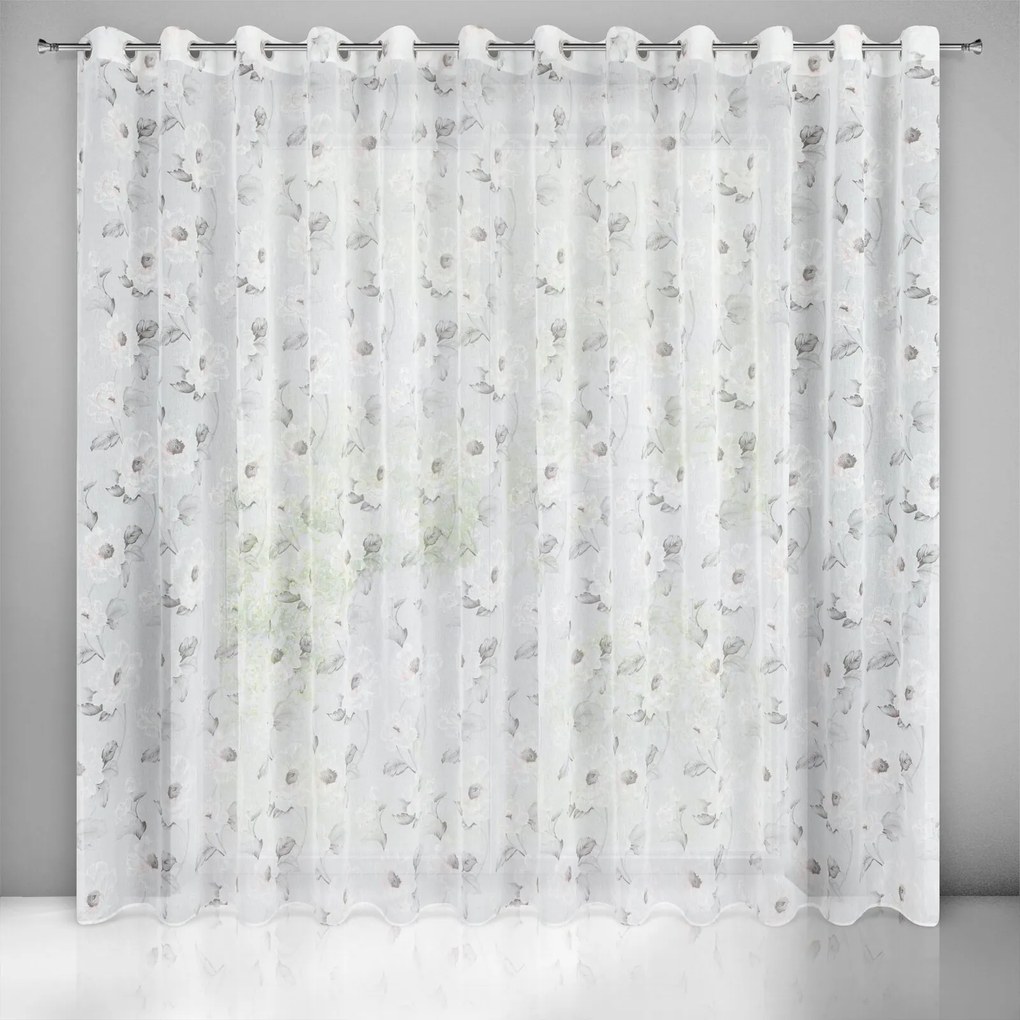 ZÁCLONA NA KRÚŽKOCH BESSY 350X250 CM VIACFAREBNÁ
