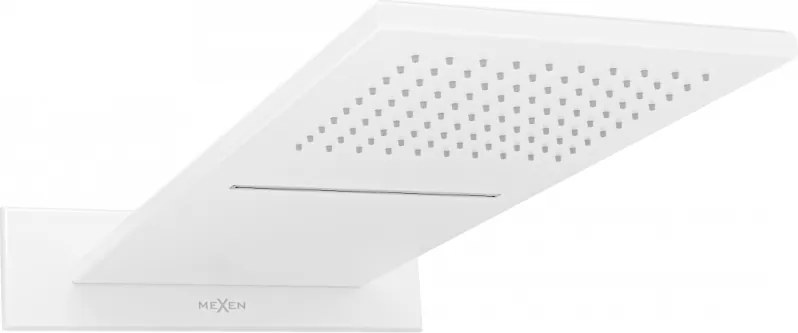 Mexen Waterfall dažďová hlavica slim 50 x 22 cm, biela - 79190-20