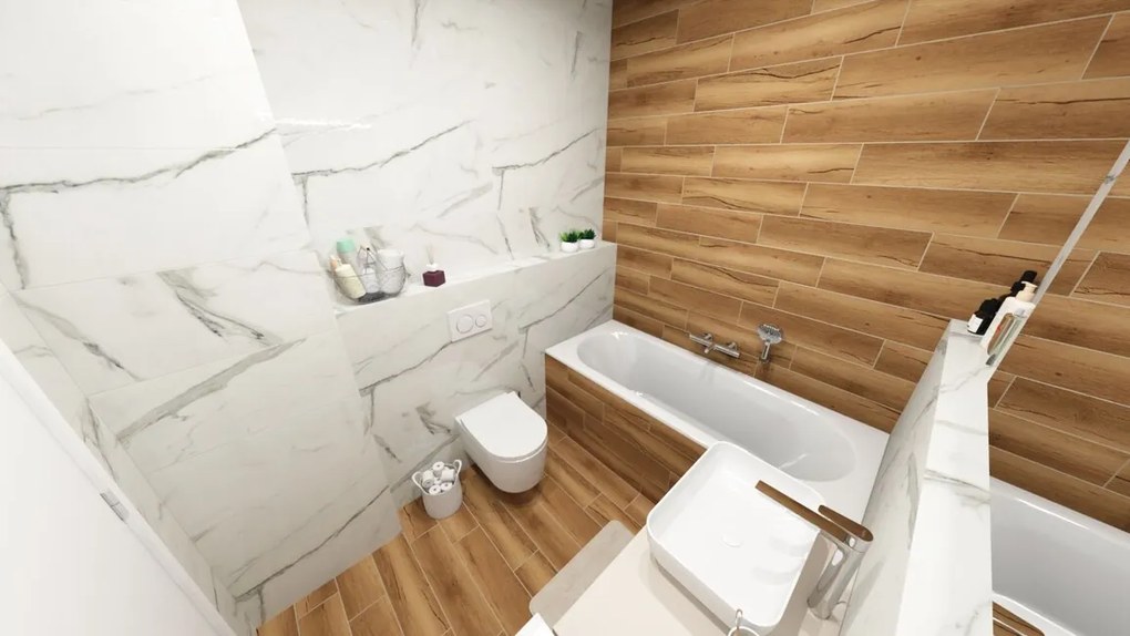 Dlažba Wood Gres Brown 15,5x62