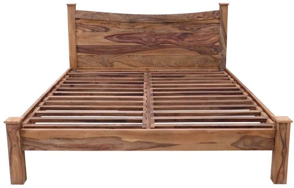 furniture-nabytek.cz - Masívna posteľ 160x200 z dreva palisander