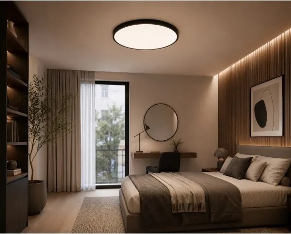 BRILAGI -LED Kúpeľňové stropné svietidlo ZENNA LED/36W/230V pr. 42 cm IP44 čierne