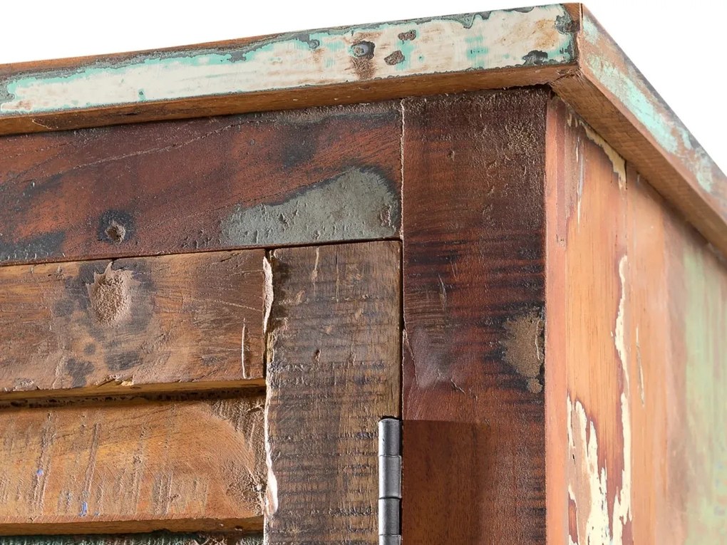 furniture-nabytek.cz - Masívny predsieňový set Wakefield z recyklovaného dreva, lakovaný, hnedý
