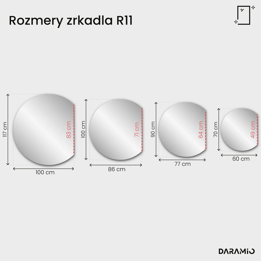 Zrkadlo Pure R11