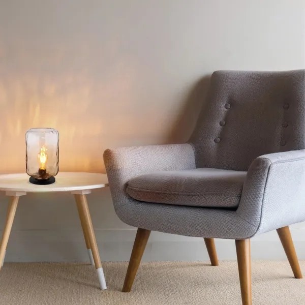 Globo 16046TA - Stolná lampa DARINA 1xE27/60W/230V hnedá