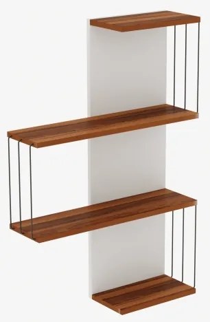 Nástenná polica CAMBEL 96x64 cm hnedá