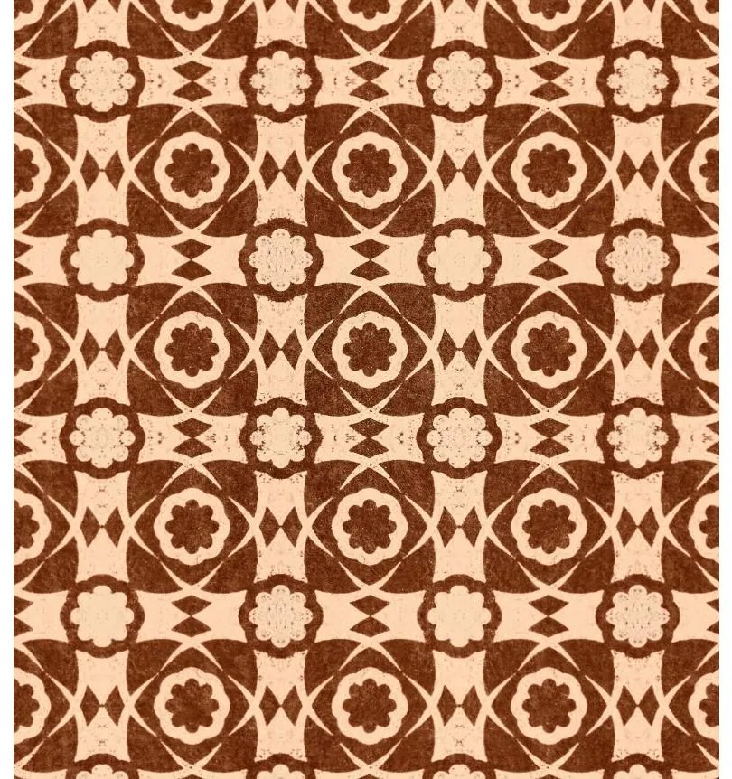 MINDTHEGAP Aegean Tiles Leather - tapeta