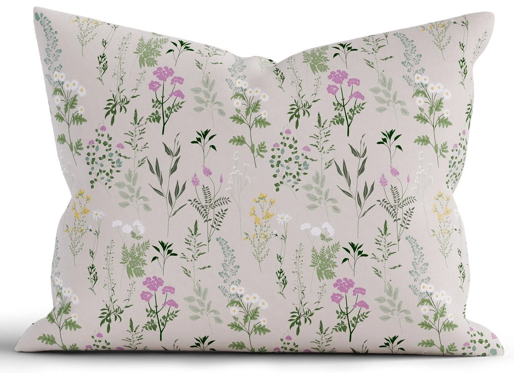 Bavlnená obliečka na vankúš Renforcé 70 × 90 cm - Bianca béžová