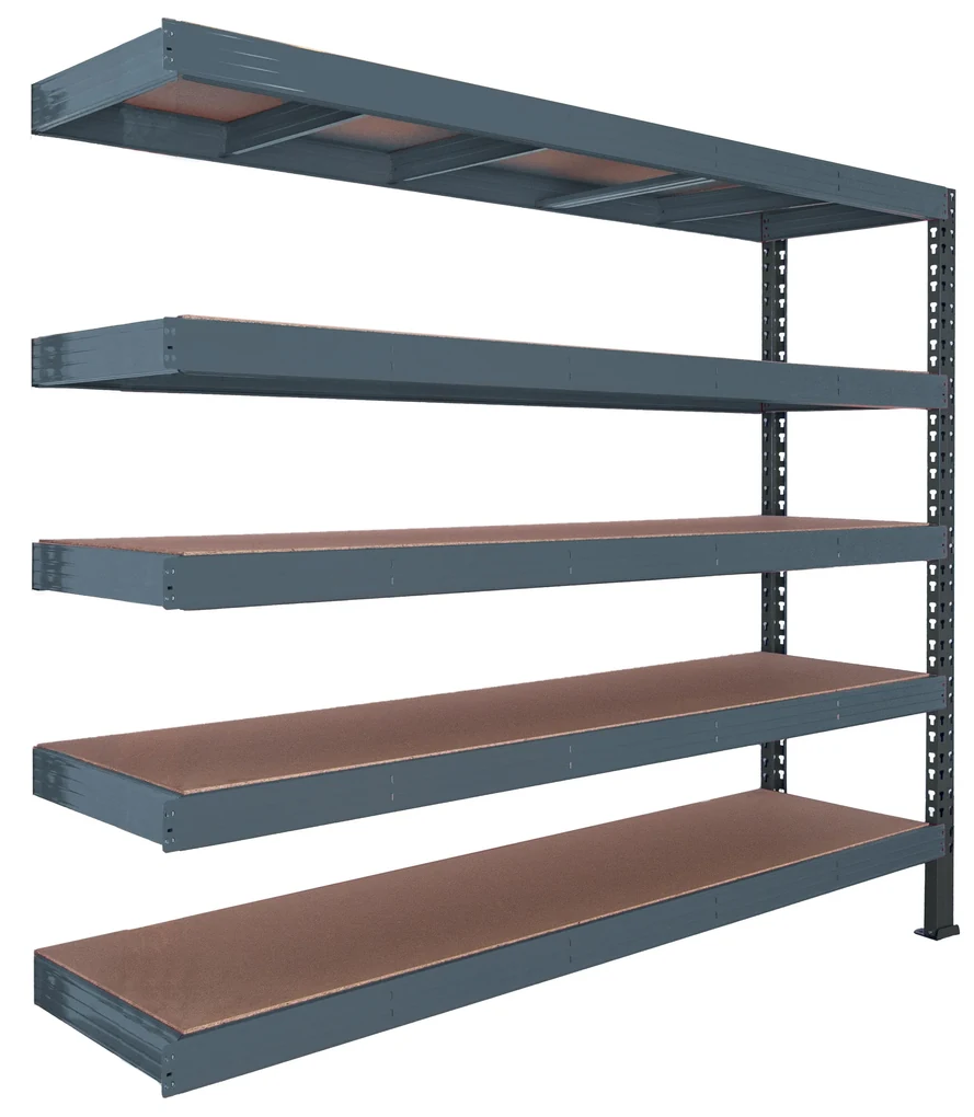 Trestles Prístavok k regálu 2400x2000x600, 5 políc Farba: oranžová a modrá
