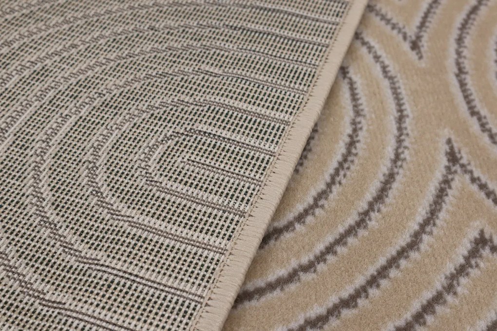 Alfa Carpets, Kusový koberec Thumbs ivory, 80x150, béžová, obývacia izba