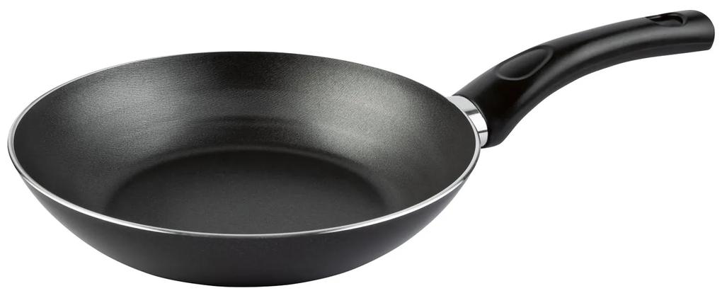 ERNESTO® Mini hliníková panvica/rajnica/panvica na wok (panvica, čierna) (100337360)