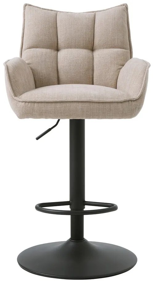 Krémové barové stoličky s nastaviteľnou výškou v súprave 2 ks Marilla – Unique Furniture