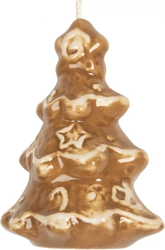 Perníková závesná dekorácia stromček Gingerbread Cott- 6*5*9 cm