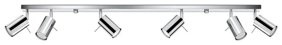 Sollux SL.0732 - Bodové svietidlo RING 6xGU10/10W/230V