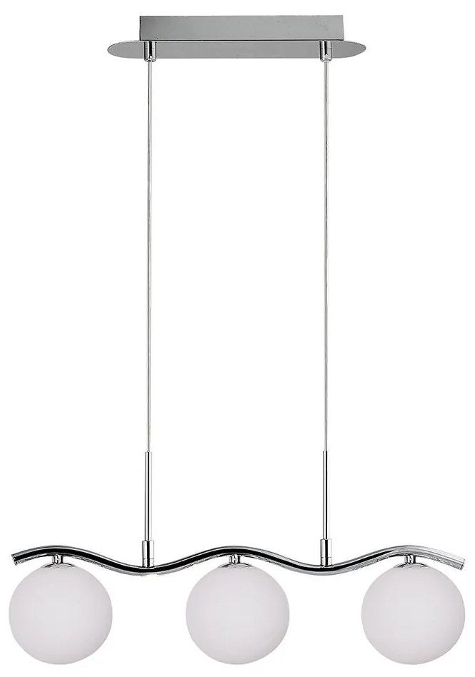 Luster na lanku RAMON 3xG9/40W/230V lesklý chróm