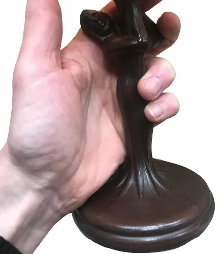 Tiffany stolná lampa 37*20 cm WINE