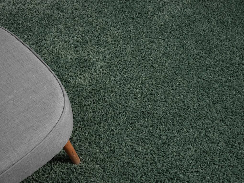 My Flair, Kusový koberec My Shaggy hellgrün, 60x90, zelená, chodba / predsieň