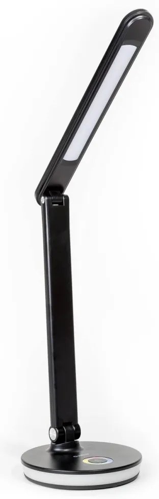 LEDRGBW Stmievateľná stolná lampa s funkciou powerbanky LED/12W/5V 2800-6000K čierna