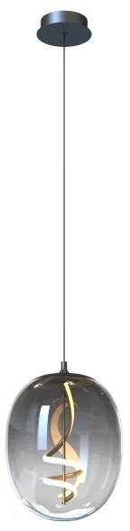 ONLI - LED Luster na lanku LILLY LED/12W/230V 4000K čierna