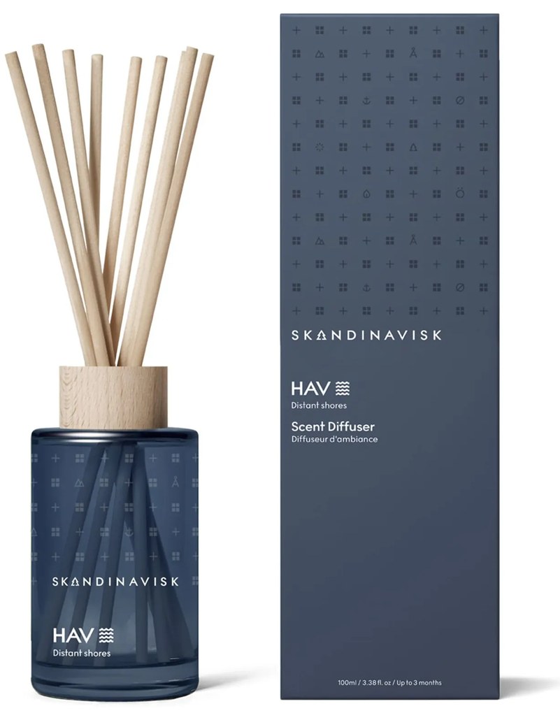SKANDINAVISK Vonný difuzér HAV (more) – 100 ml